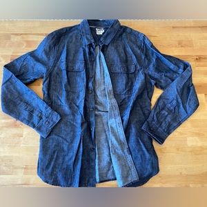 Bridge & Burn chambray men’s button up shirt